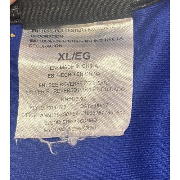 And1 Men’s Track Suit Gray Blue Warmup Pants Jacket Athletic Basketball Size XL - Picture 5 of 12